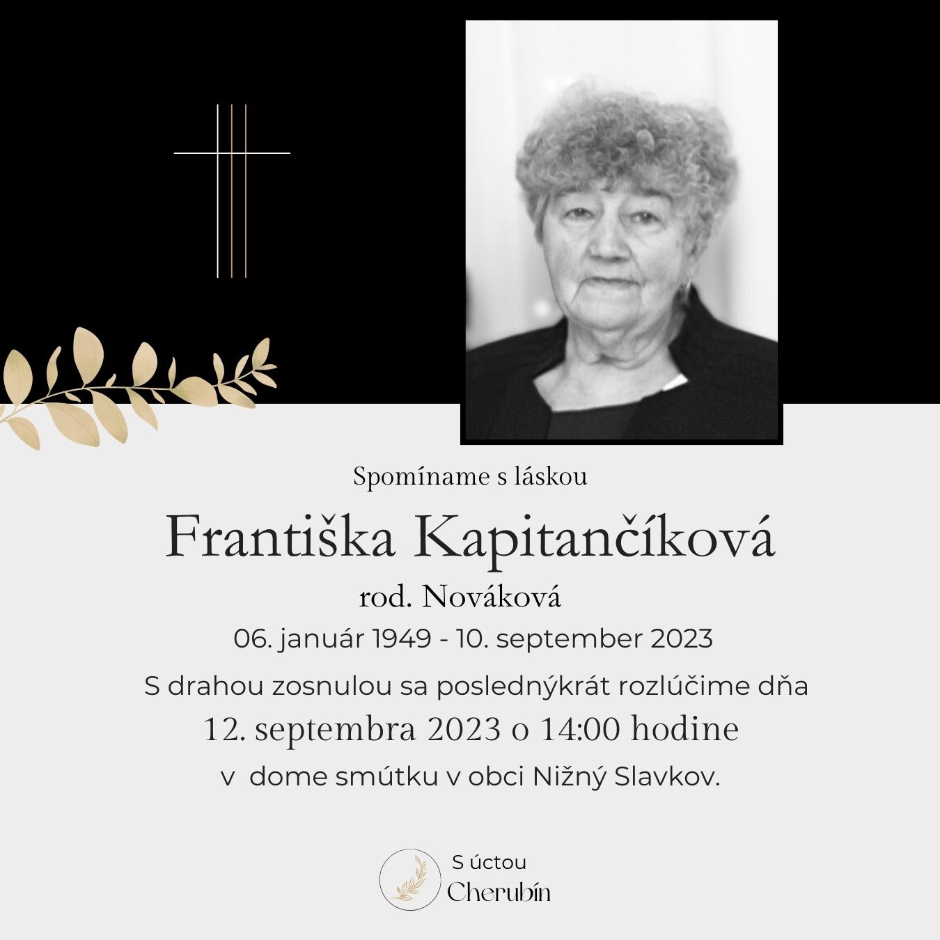 Františka Kapitančíková